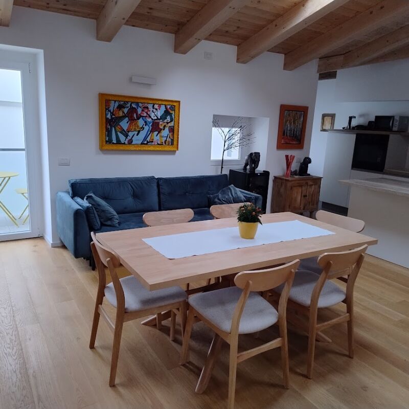 Penthouse Apartment Triest - Kitchen + Living room