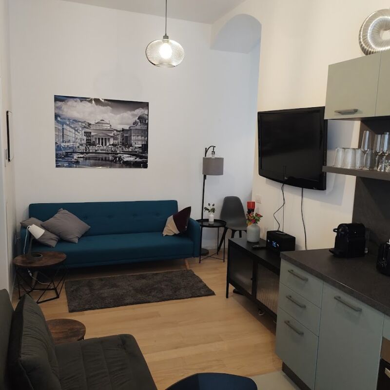 Two Bedroom Apartment - Living room with kitchen