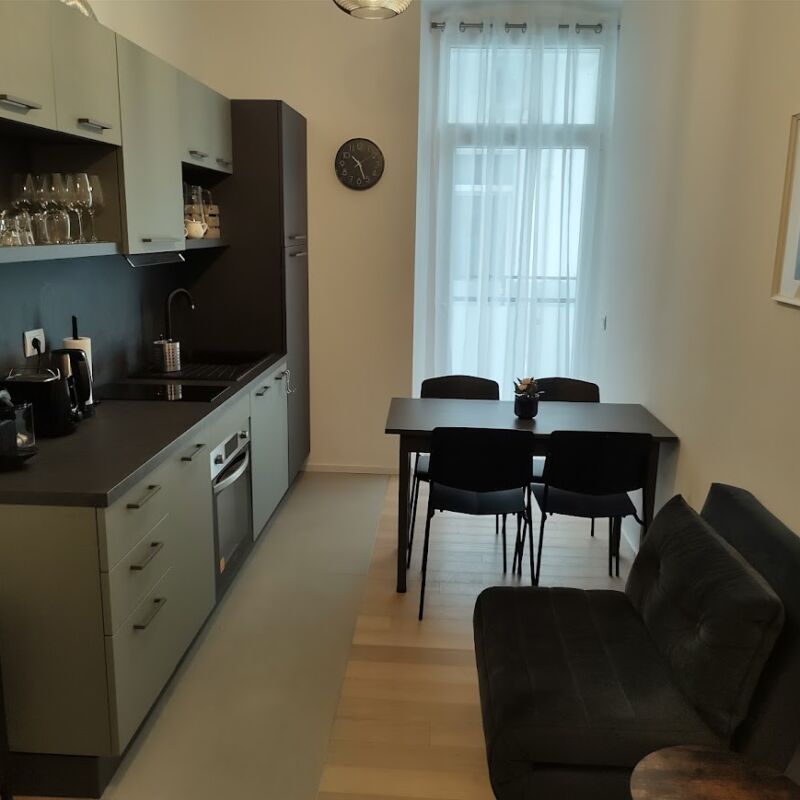 Two Bedroom Apartmentg - Living room with kitchen 2